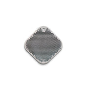 Reflexbricka Fyrkant 53x53 mm – glasklar