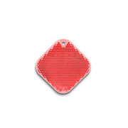 Reflexbricka Fyrkant 53x53 mm – röd