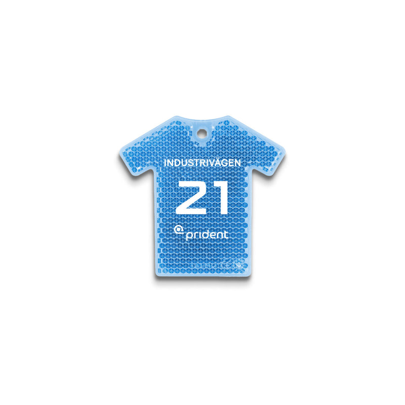 Reflexbricka T-shirt – blå