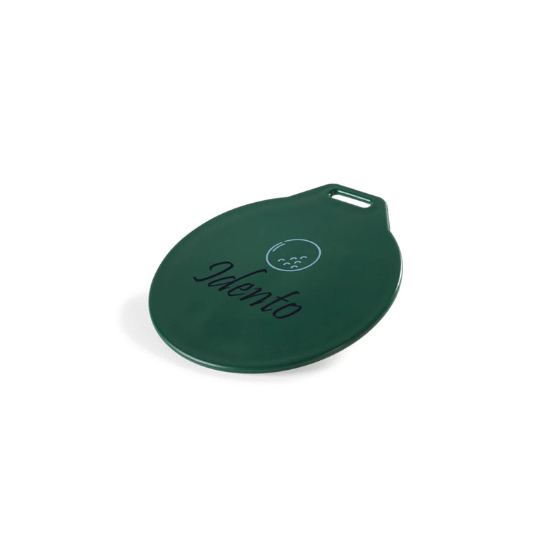 Bagbricka rund Ø 100 mm – grön