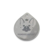 Reflexhanger – figurer – Hanger Droppe #2 48x55 mm | vit