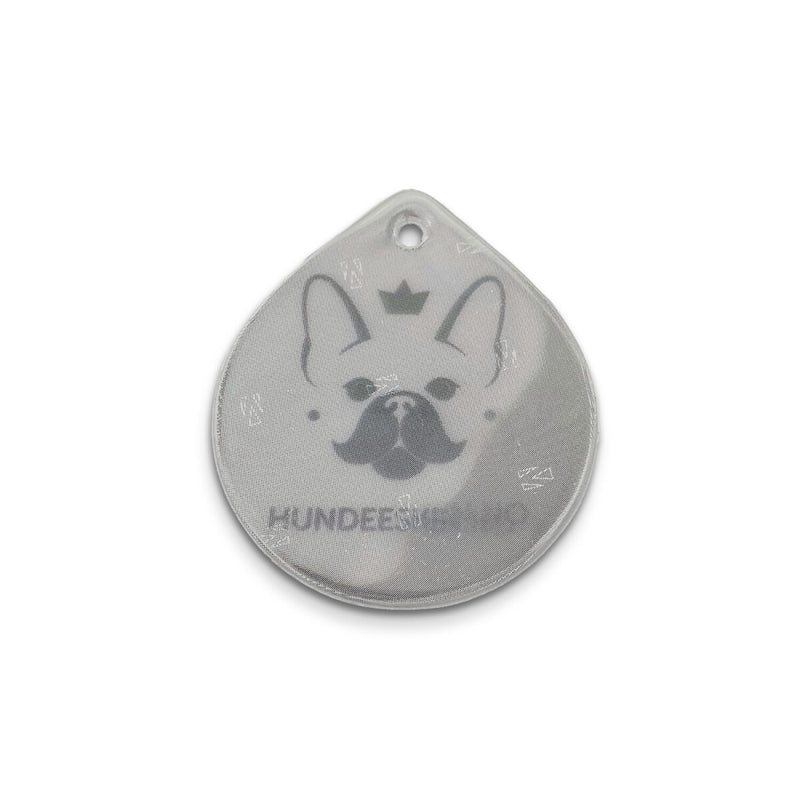 Reflexhanger – figurer – Hanger Droppe #2 48x55 mm | vit