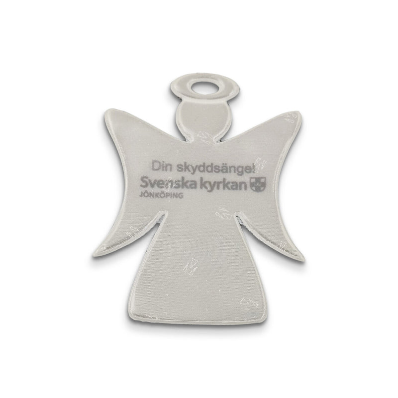 Reflexhanger – figurer – Hanger Ängel 54x69 mm | vit