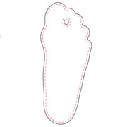 Reflexhanger – figurer – Hanger Fot 33x79 mm | vit