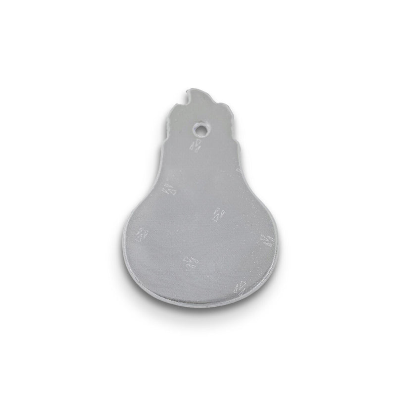 Reflexhanger – figurer – Hanger Glödlampa 44x67 mm | vit