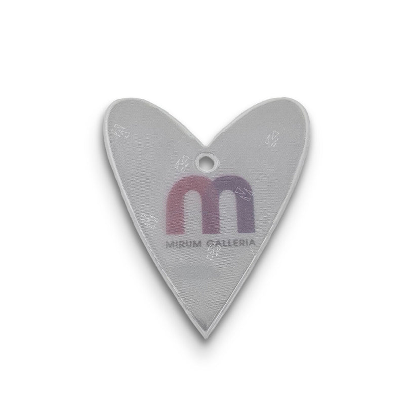 Reflexhanger – figurer – Hanger Hjärta #3 49x58 mm | vit