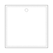 Reflexhanger – geometriska former – Hanger Kvadrat 50x50mm | vit