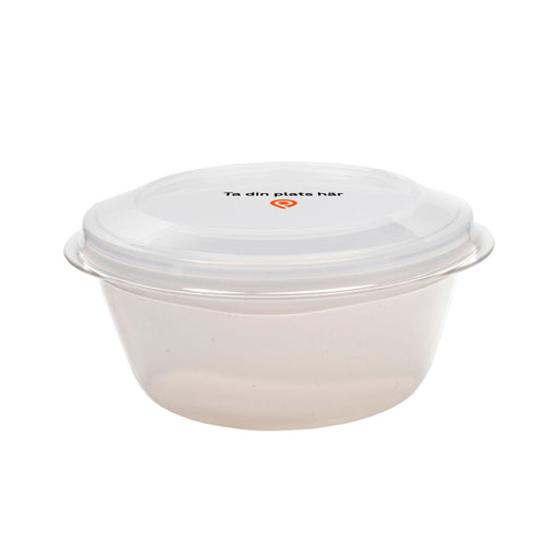 Matlåda rund 0,5 l – vit