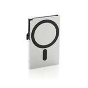 Standard magnetisk RFID-korthållare i aluminium – silver