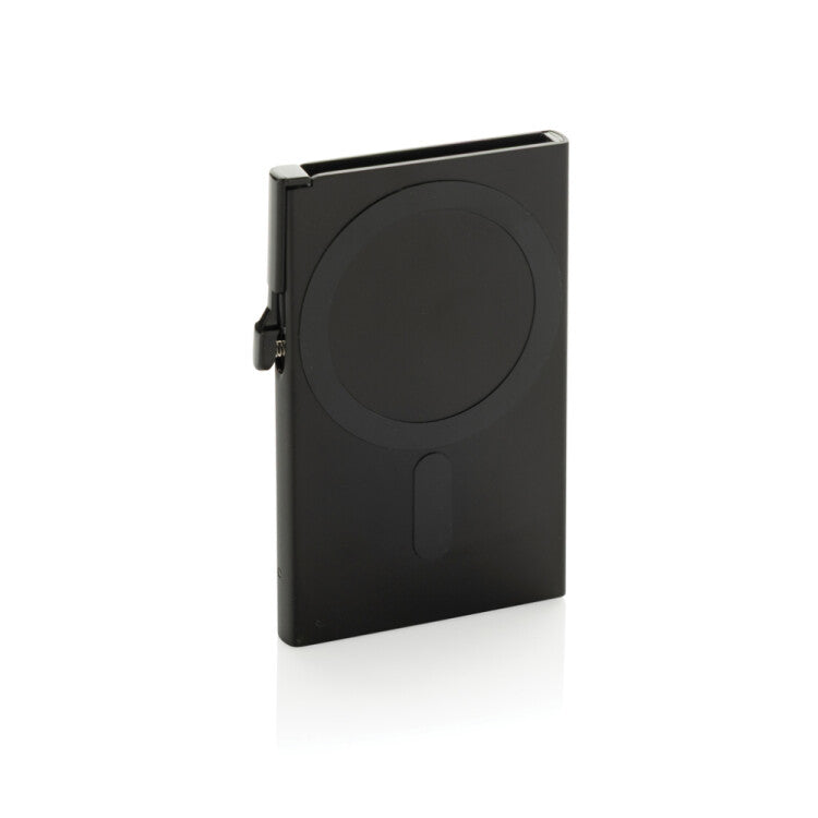 Standard magnetisk RFID-korthållare i aluminium – svart