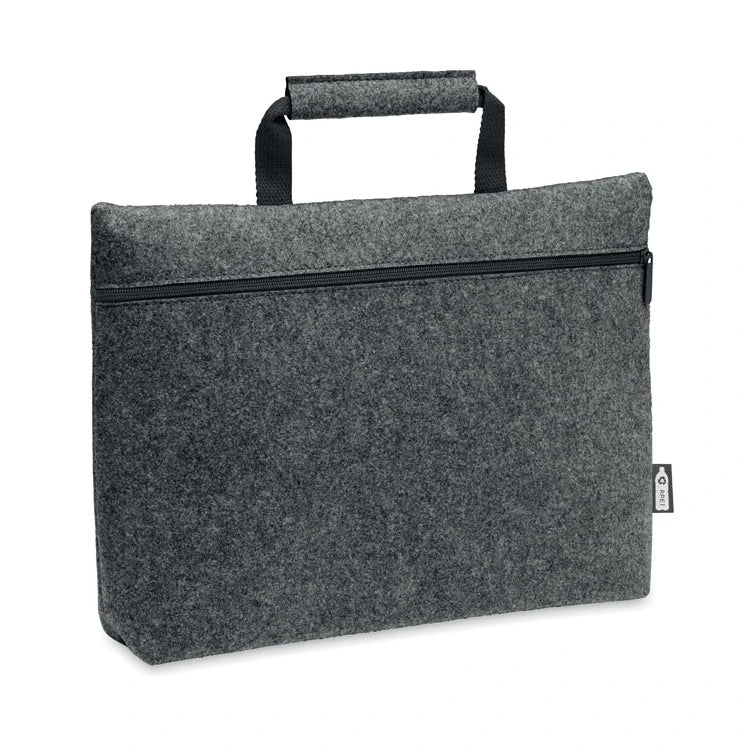 Tapla 15 tum – stengrått laptopfodral i RPET-filt