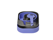 Wildo Camp-A-Box – måltidsset med tryck, Blueberry
