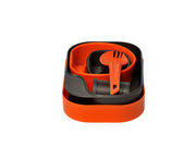 Wildo Camp-A-Box – måltidsset med tryck, Orange