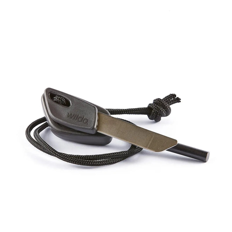 Wildo FireFlash Pro Small – tändstål med gravyr, Dark grey