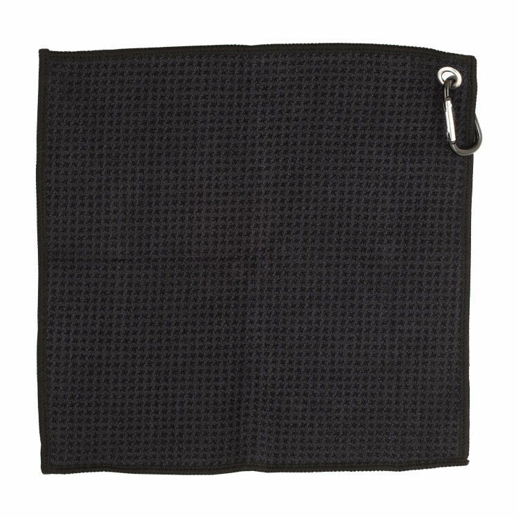 Golfhandduk 27x27cm – Svart