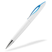 Loop Pen – Vit / ljusblå