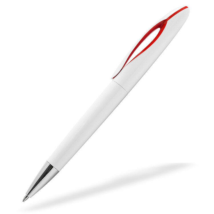 Loop Pen – Vit / röd